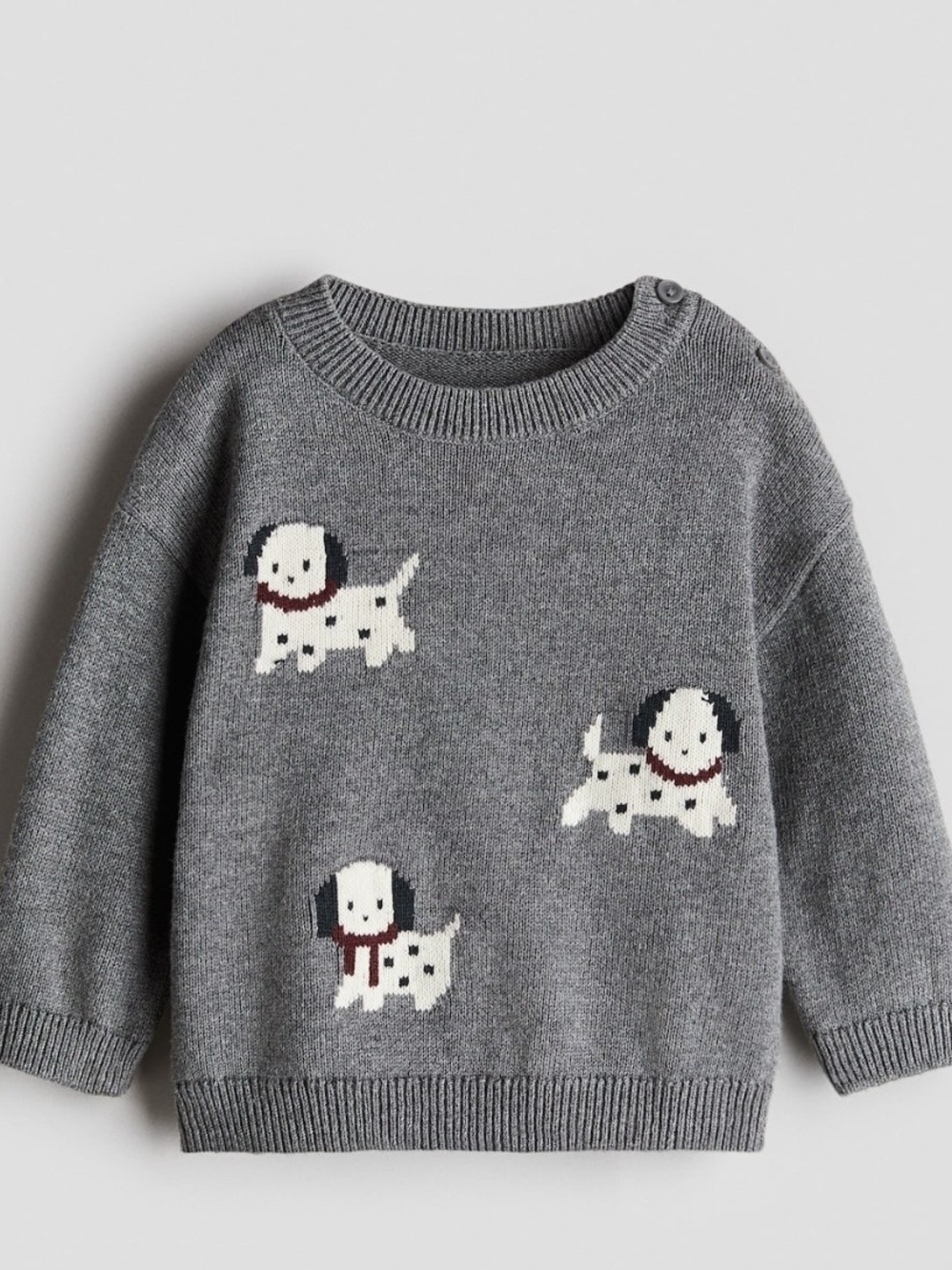 Crew neck grey sweater